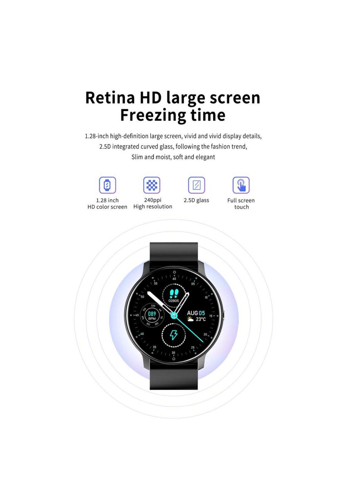 Smartwatch Zl02d Genérico Negro-7