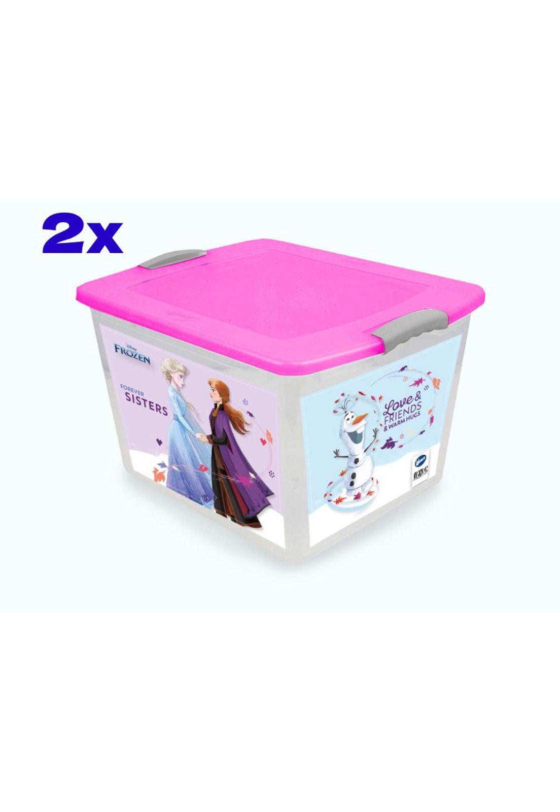 2x Caja Organizadora Wenbox 45 Litros - Frozen-0