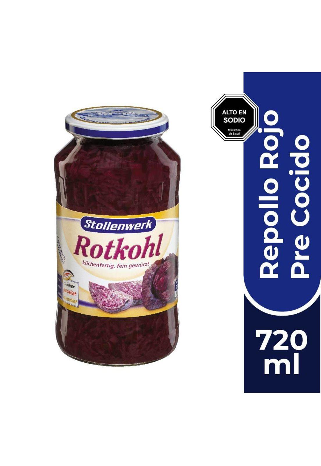Repollo Rojo Pre Cocido STOLLENWERK 720 ML-0