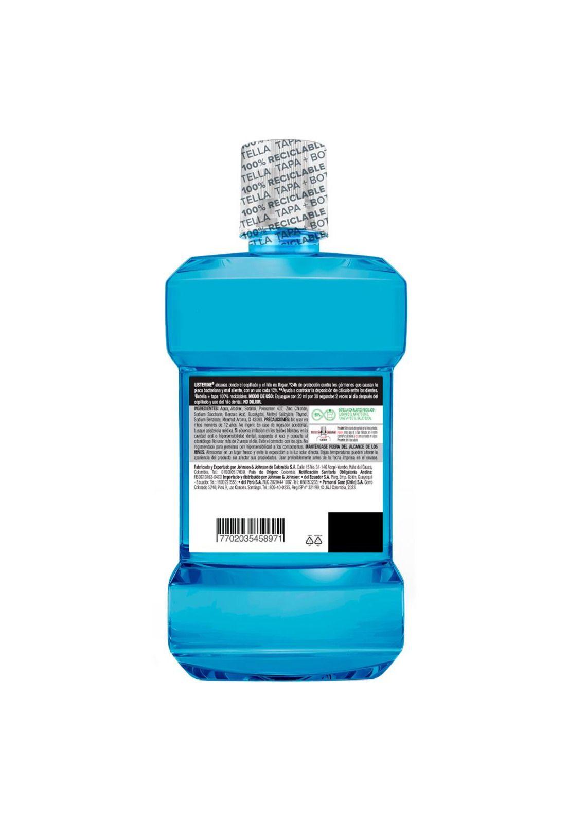 Enjuague bucal LISTERINE® Control Sarro Con Alcohol 1 L-2