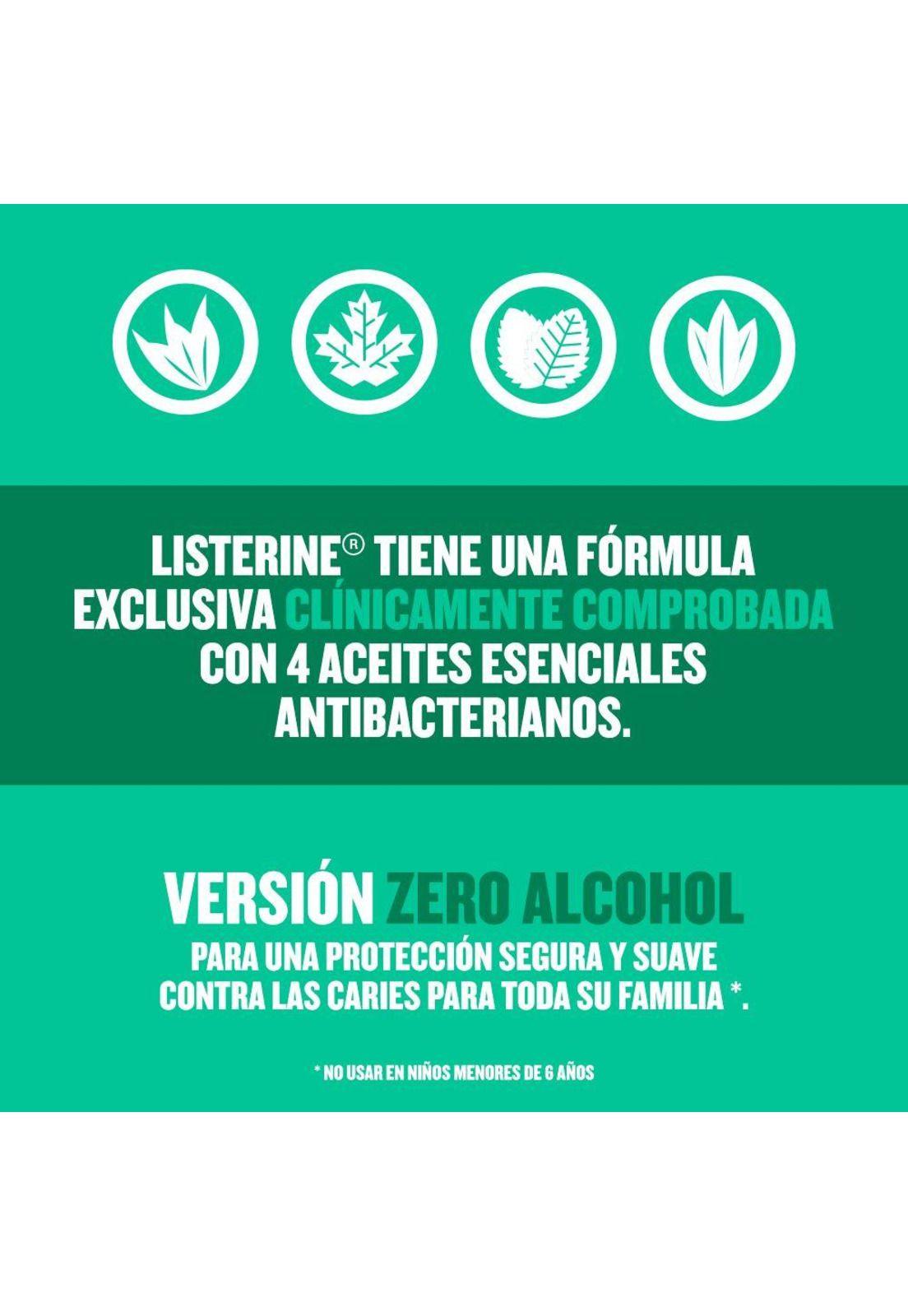 Enjuague Bucal LISTERINE® Anticaries Zero Alcohol x 500 ml-7