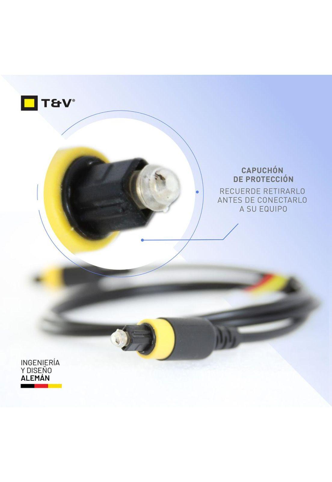 Cable Fibra Optica Audio Alta Velocidad Toslink 3 Metros-2