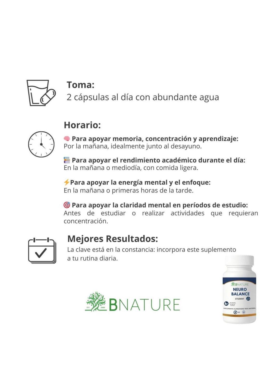 Neuro Balance Student · 60 cápsulas-2