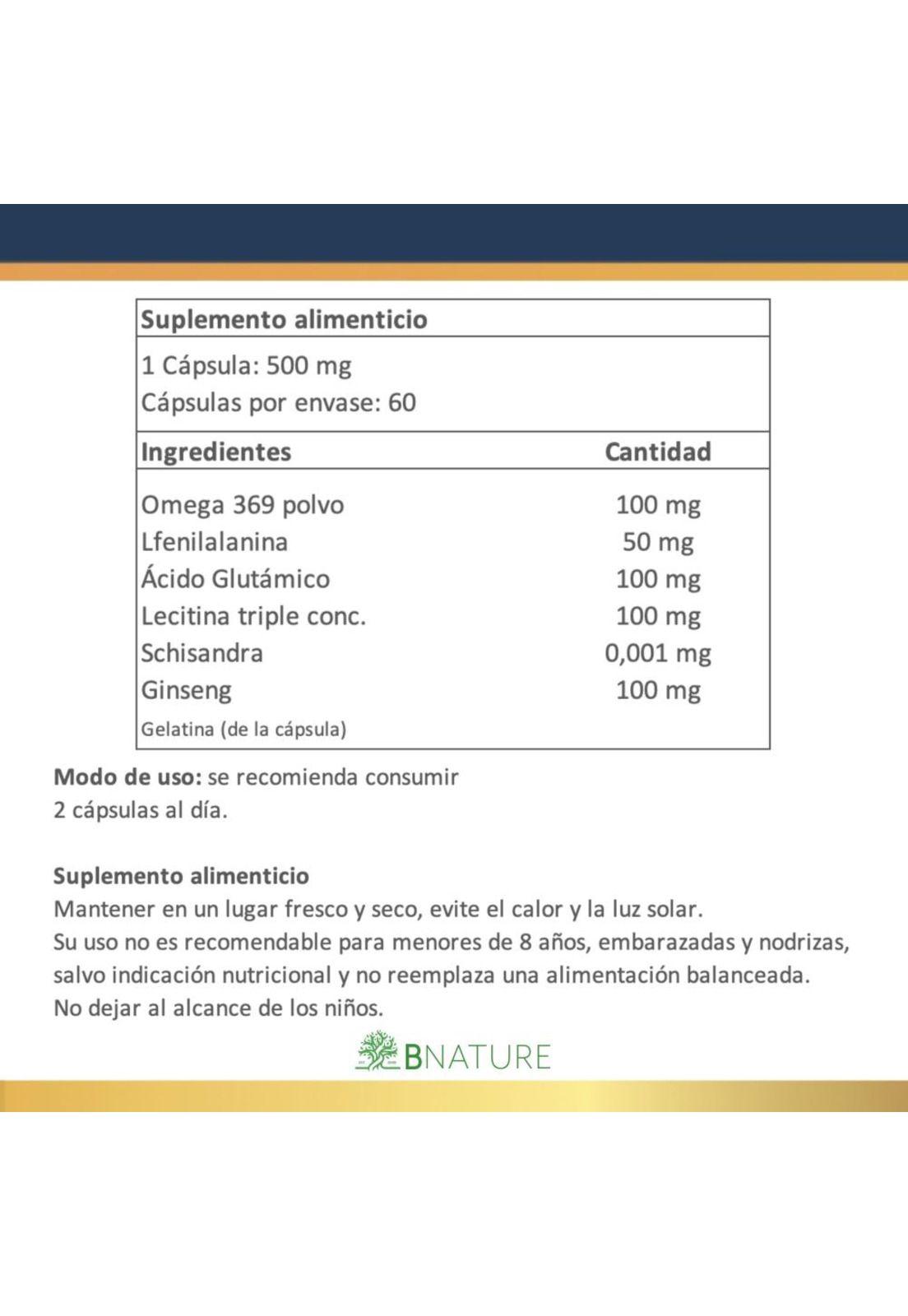 Neuro Balance Student · 60 cápsulas-3