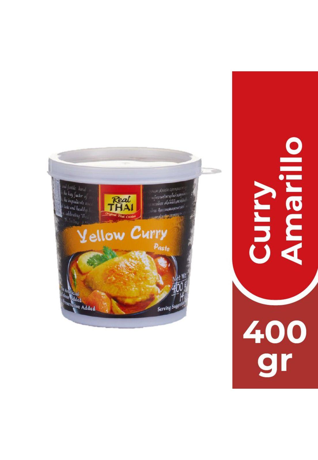 Pasta Curry Amarillo Real Thai 400 gr-0
