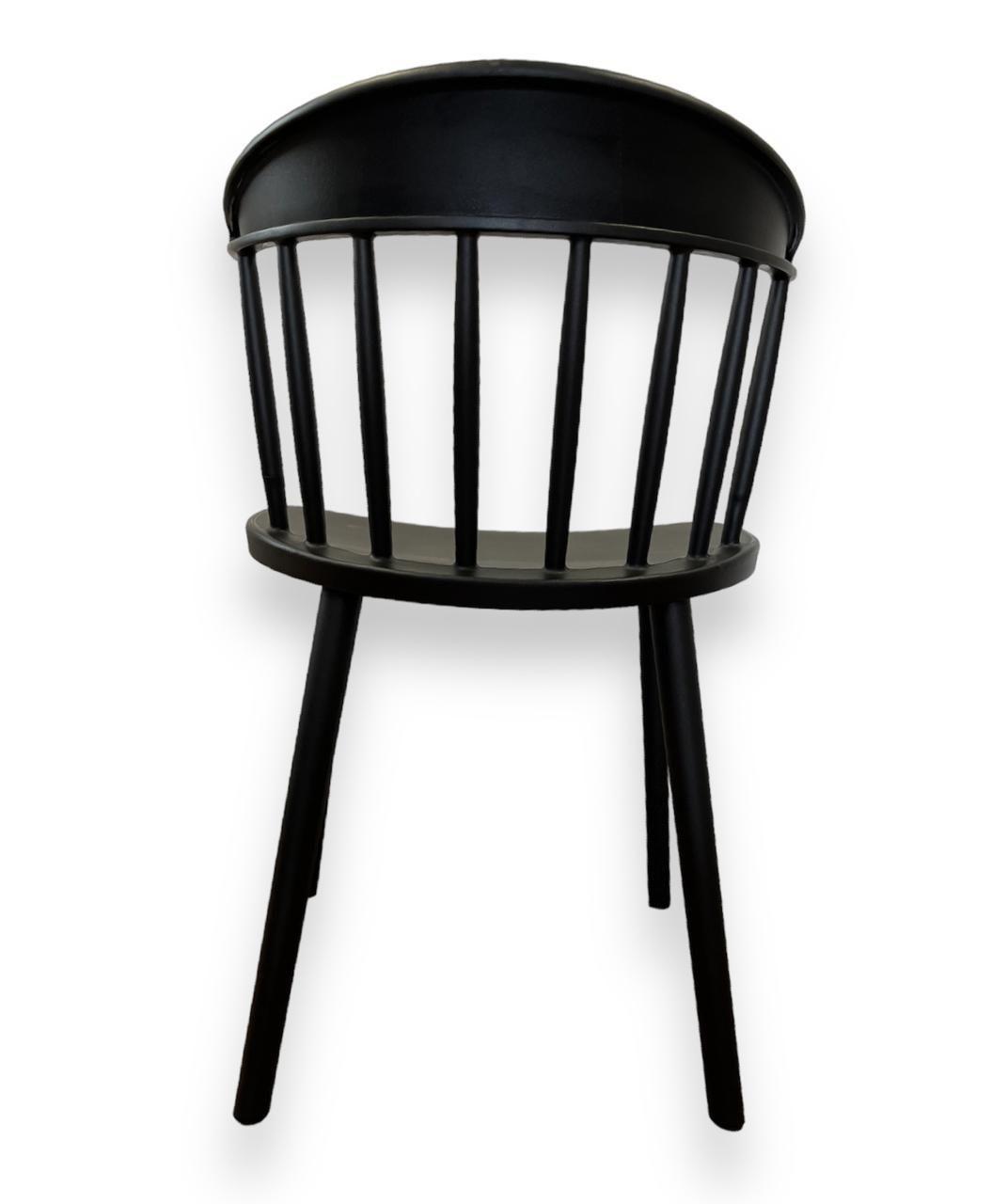 Silla tipo Windsor Negro-6