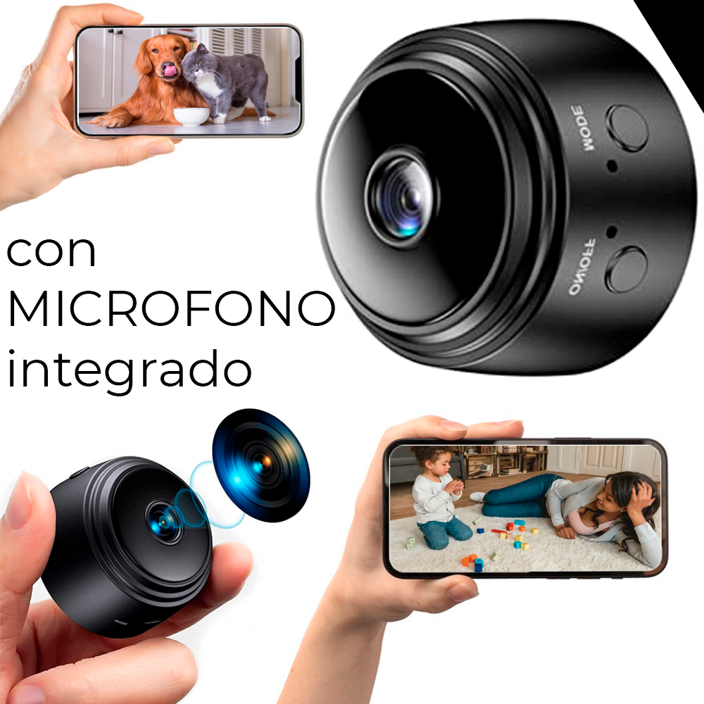 Mini Cámara Seguridad Wifi Inálambrica-1
