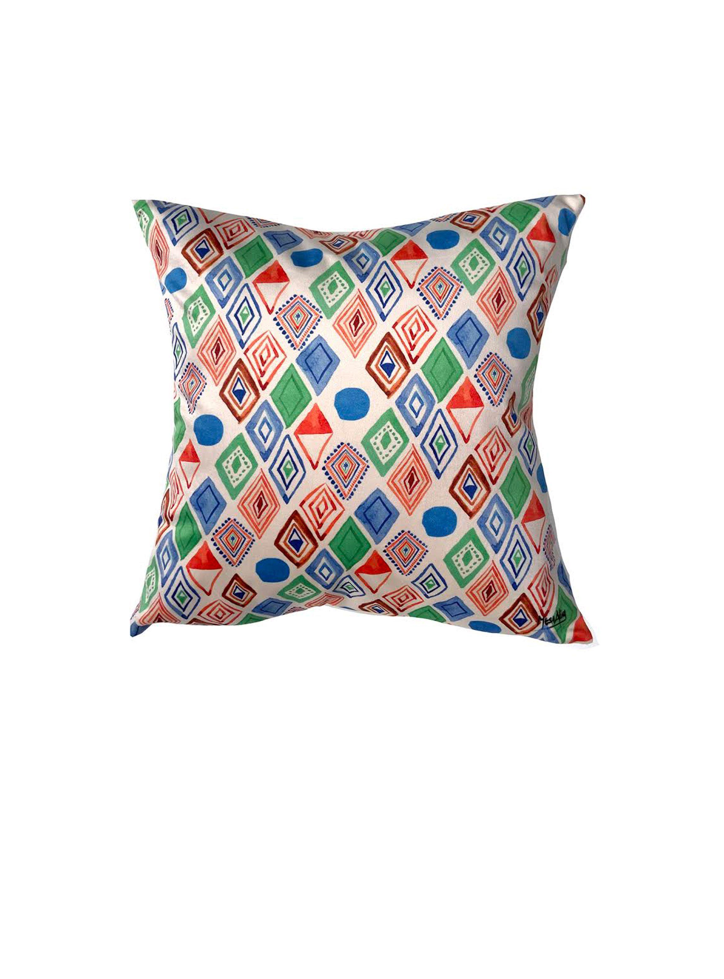 Funda Cojín Geometric Med Felpa-0