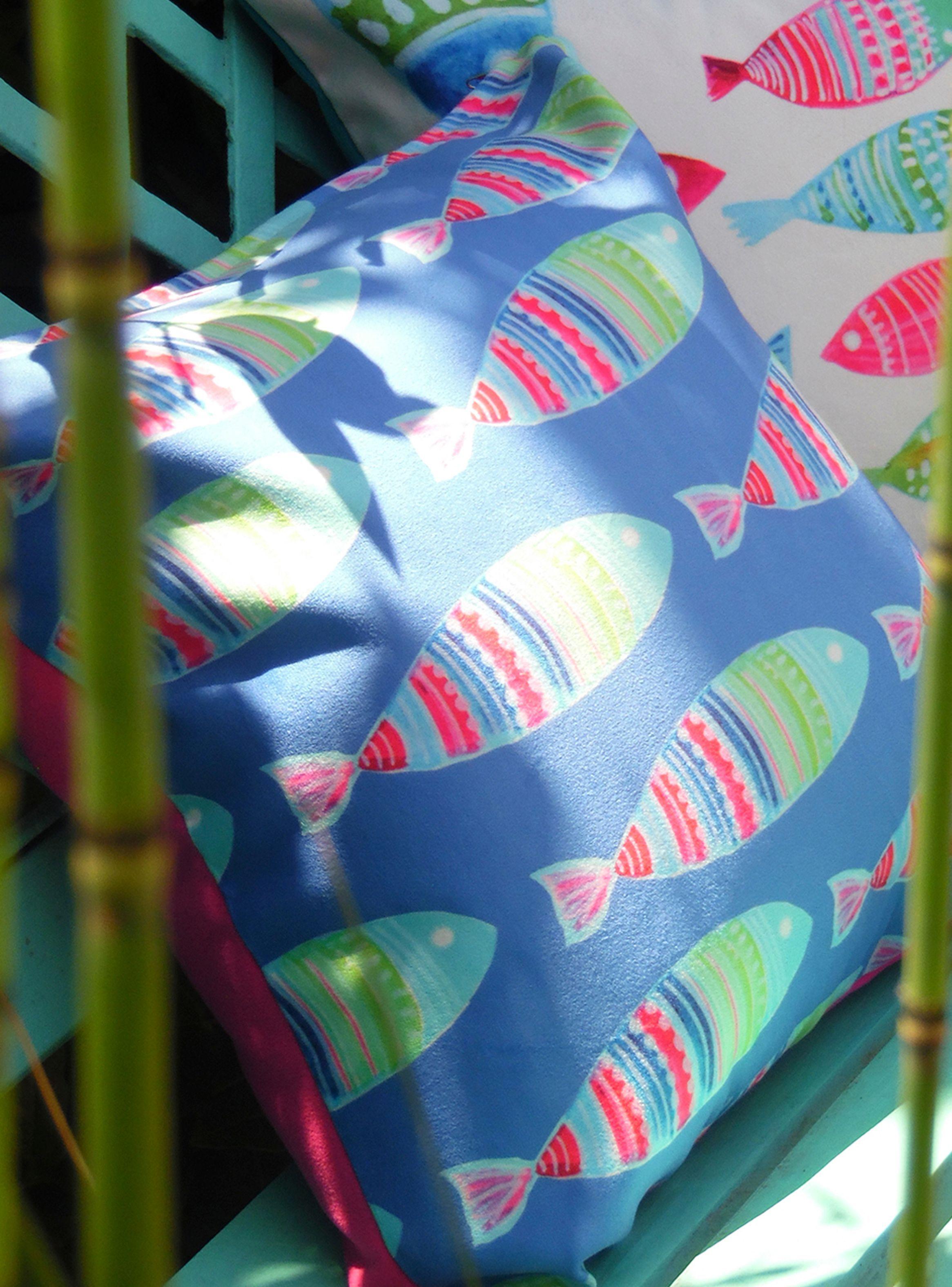 Funda Cojin Pez Blue -1