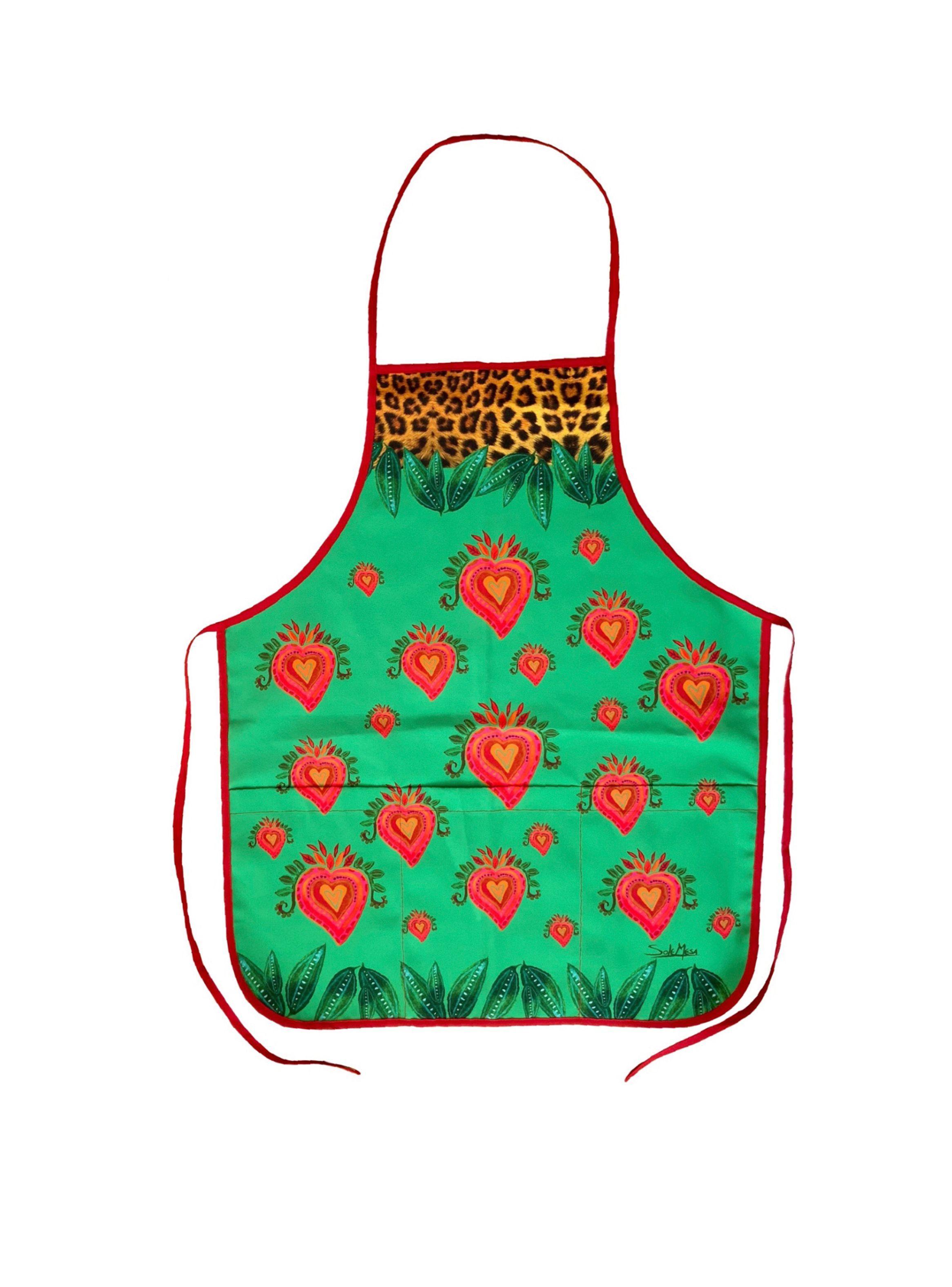 Delantal Green Cuore lona impermeable-0