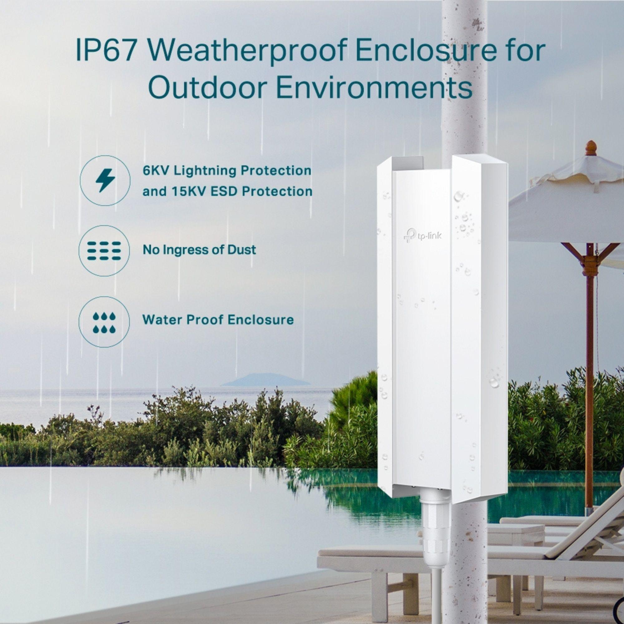  Access Point Exterior Wifi 6 Mesh Gigabit Omada EAP650 Outdoor-3