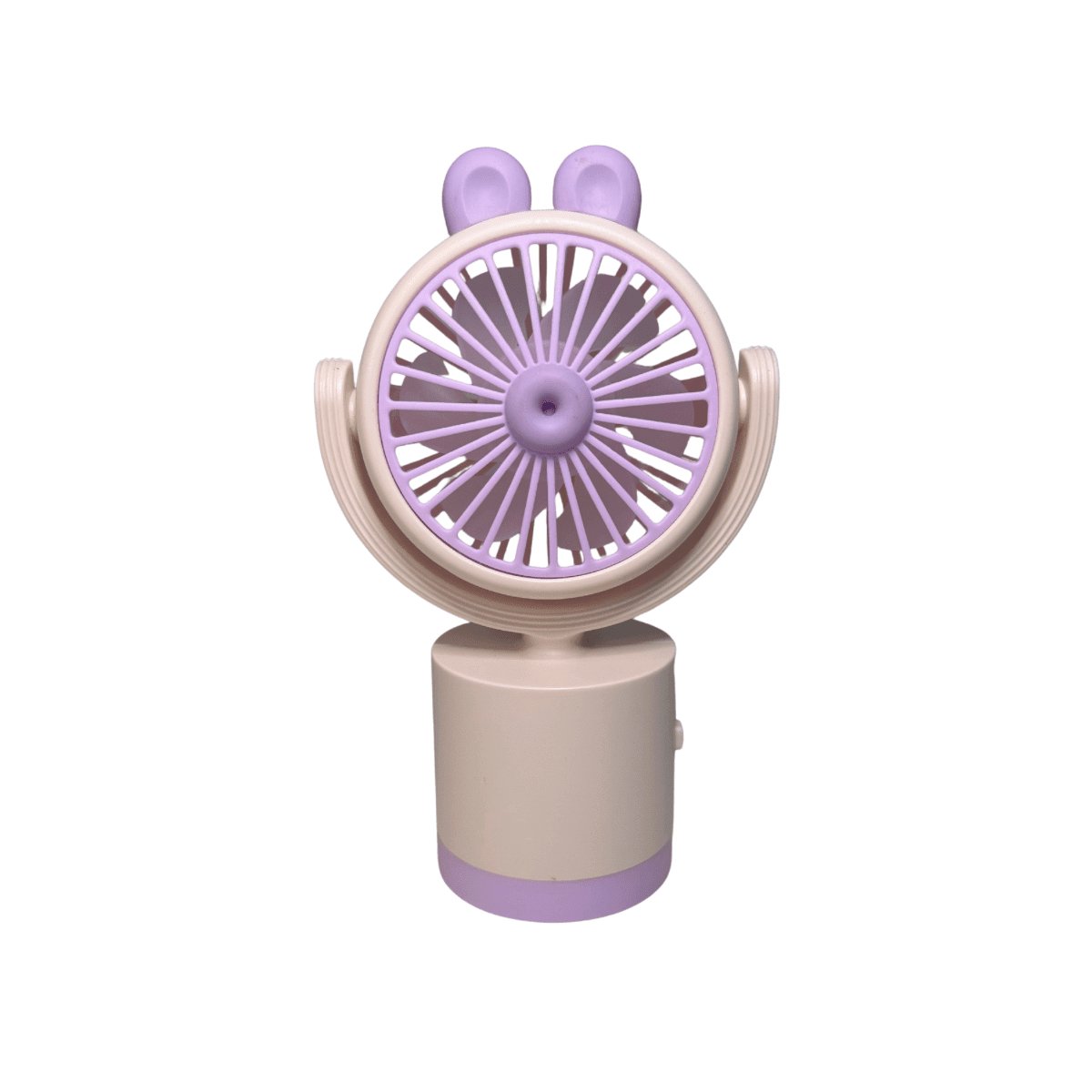 Ventilador Portátil Mini con Orejitas Recargable USB Silencioso-0