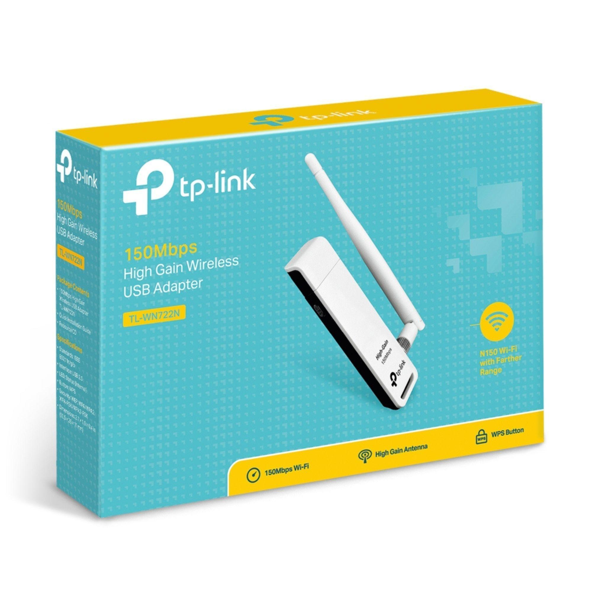 Adaptador USB WIFI de Alta Potencia TL-WN722N-4