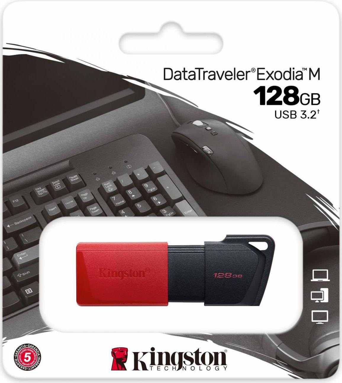 Pendrive 128 GB Kingston USB 3.2 Exodia M-2