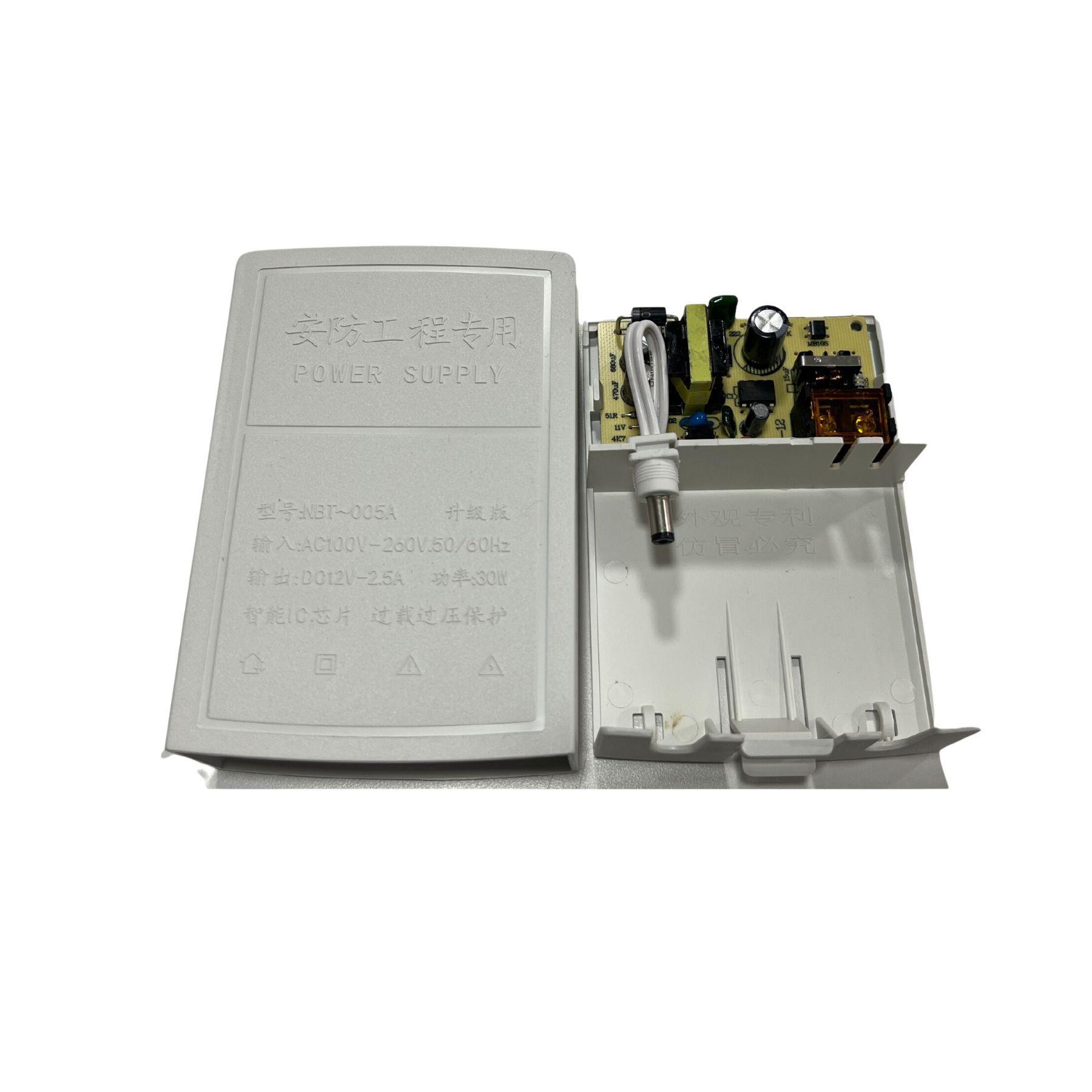 Fuente De Poder 12v 2.5amp Exterior para CCTV y Tiras Led-0