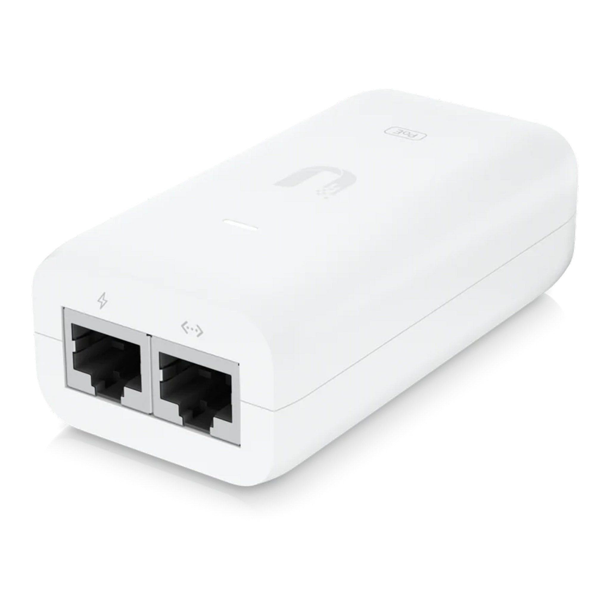 Adaptador Inyector PoE Pasivo Ubiquiti 48V U-POE-AF-0