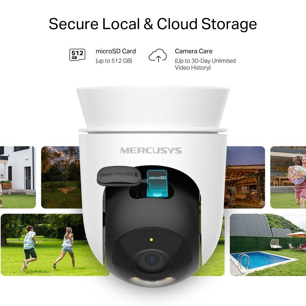 C mara Exterior WiFi Mercusys MC500 1080p Motorizada PT-2