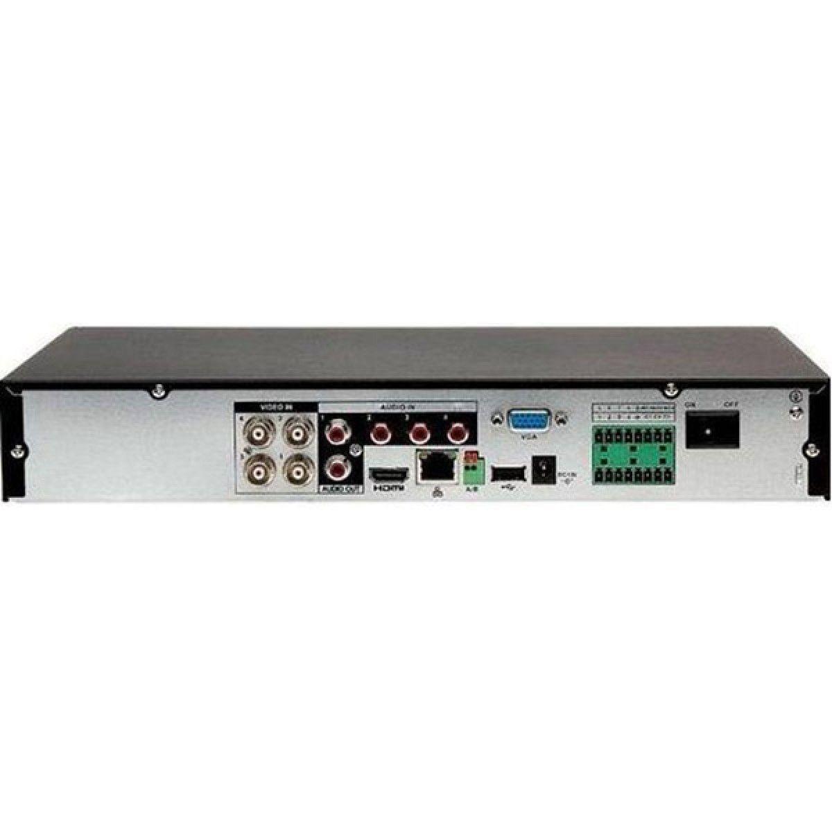 XVR DVR 4 Canales Dahua Hasta 5MP Soporta IA DH-XVR5104HE-I3-2