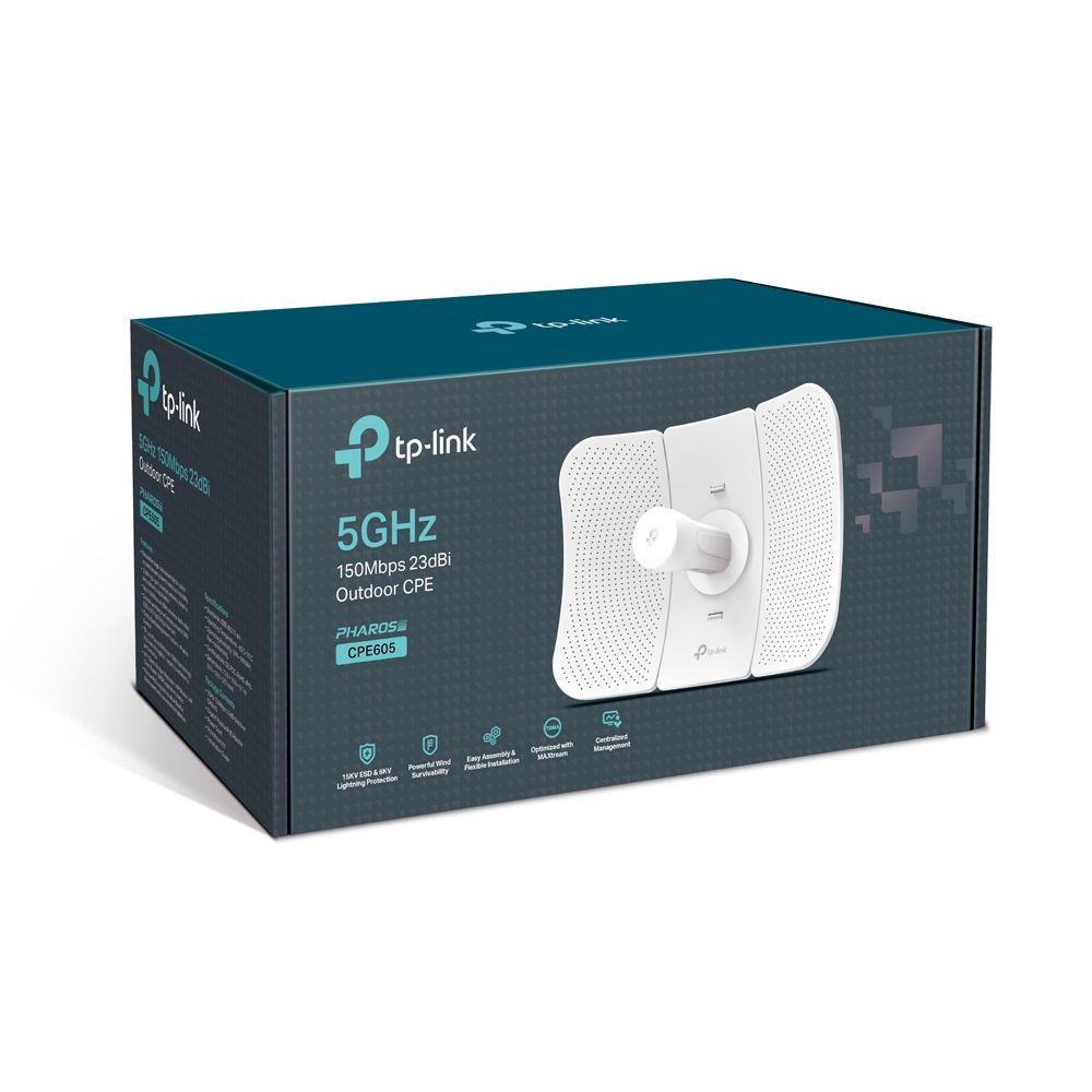 Antena Direccional CPE605 Exterior 5GHz 23dBi Antena Metálica -0