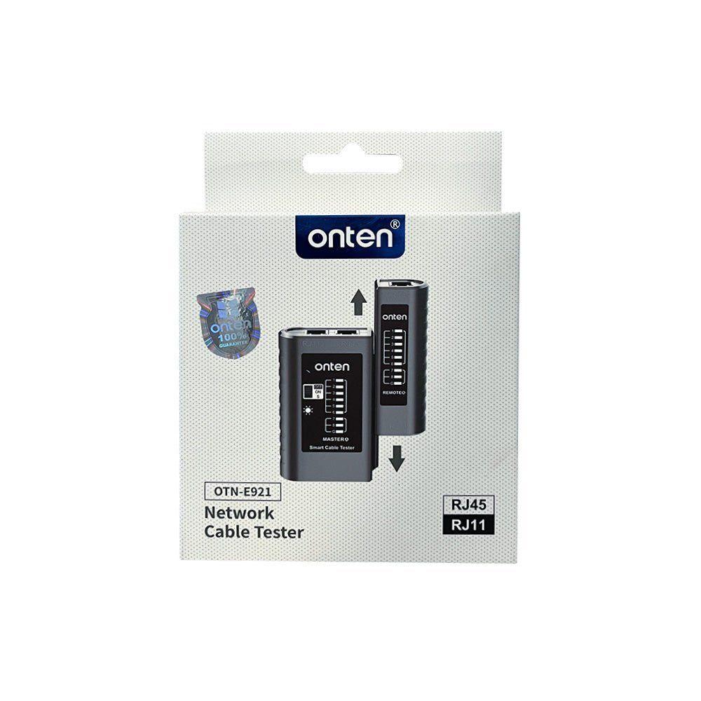 Tester de red RJ45 Onten OTN-E921 para RJ45, RJ11 y BNC con módulo remoto-3