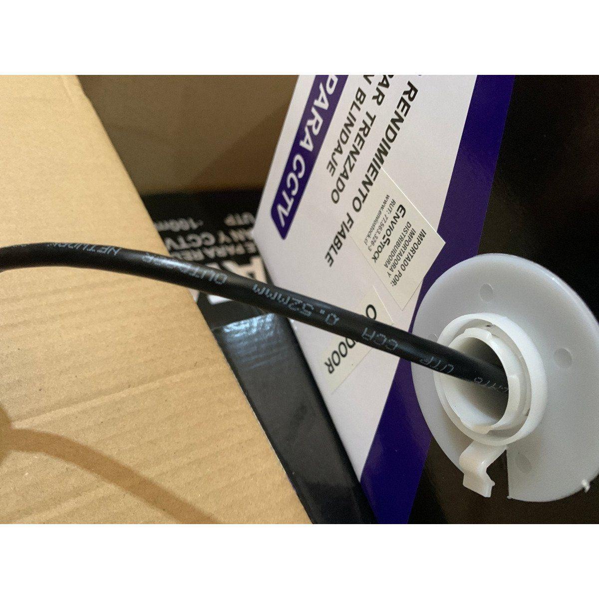 Cable de Red Cat6 Exterior 100 m 23AWG CCA conductor sólido PVC-7