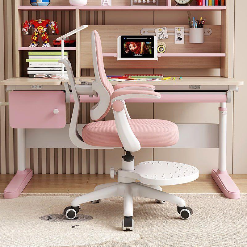 Silla de Escritorio Infantil TLL807 Ergonómica con Reposapiés Ajustable-2