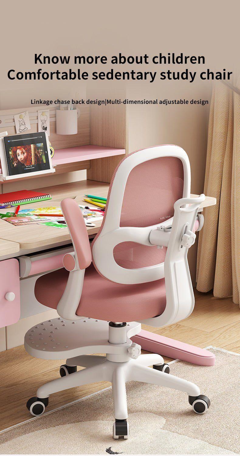 Silla de Escritorio Infantil TLL807 Ergonómica con Reposapiés Ajustable-6