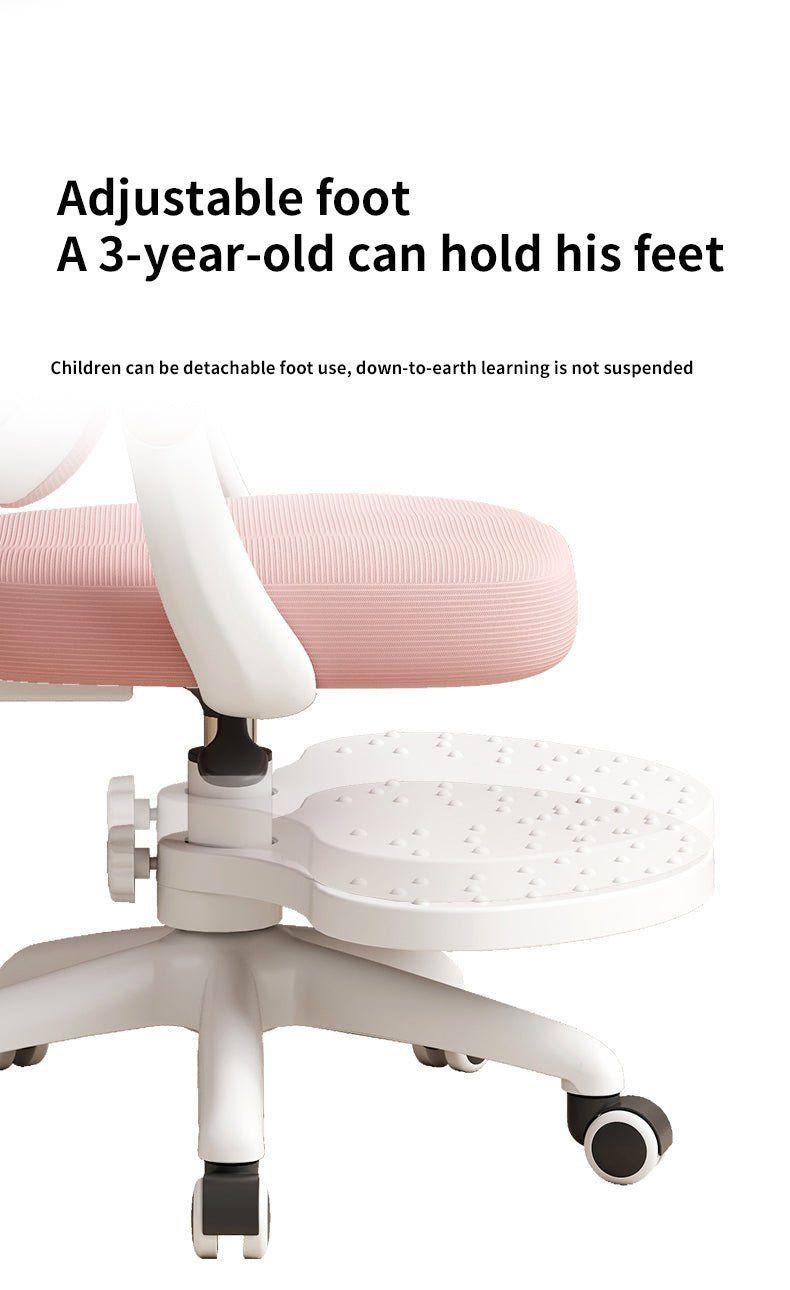 Silla de Escritorio Infantil TLL807 Ergonómica con Reposapiés Ajustable-9