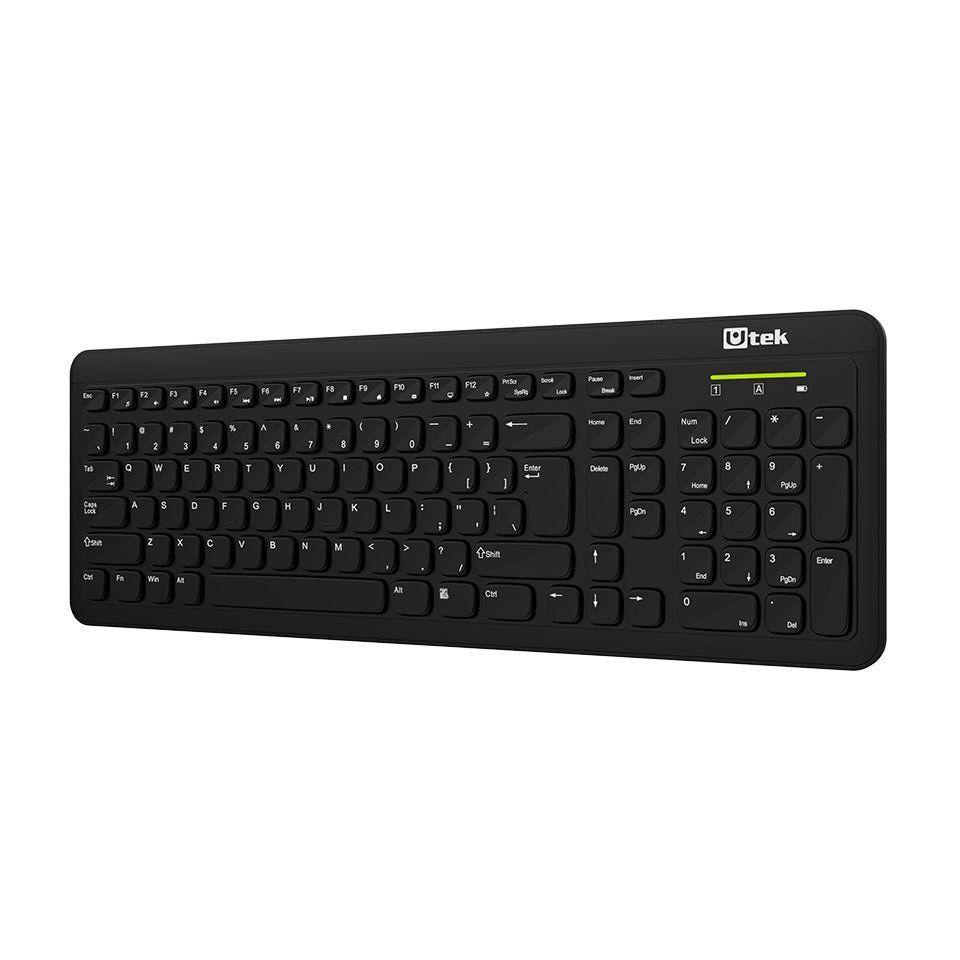 Teclado Inalámbrico Utek UT-KBW1200 Estilo Isla 2.4 GHz para PC y Laptop-3