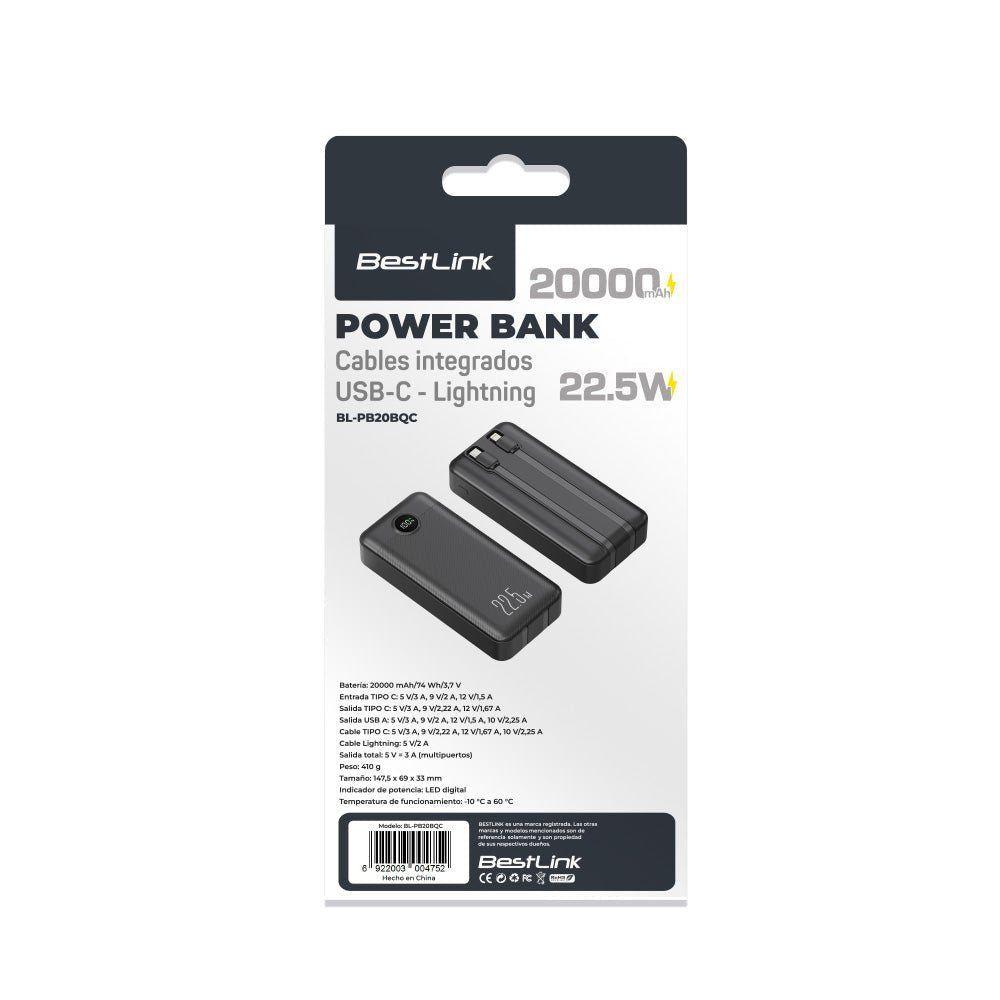 Batería Externa Power Bank BL-PB20BQC 20.000 mAh con Carga Rápida 22.5W-3
