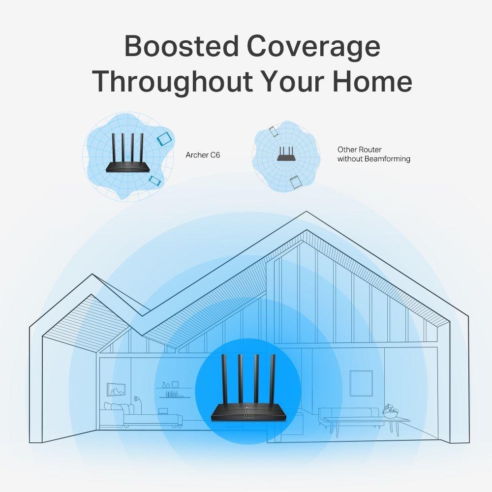 Router Wifi Dual Band Gigabit Archer C6 OneMesh-2