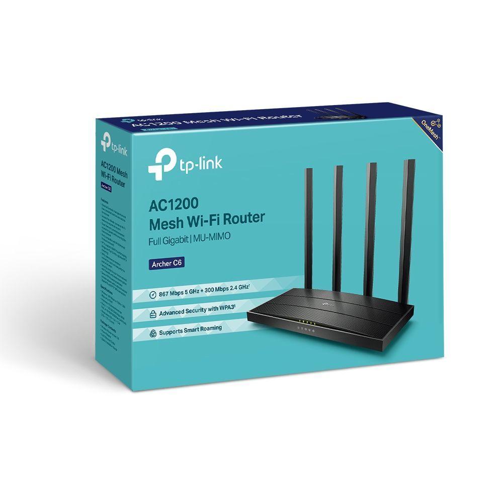 Router Wifi Dual Band Gigabit Archer C6 OneMesh-5