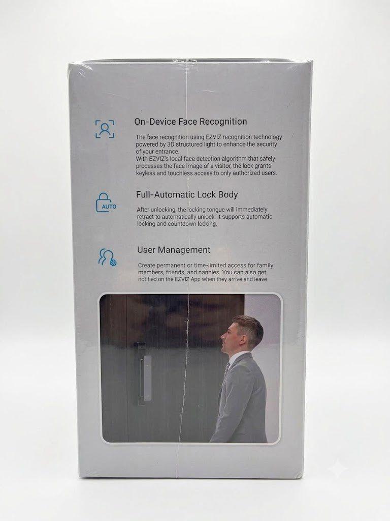 Cerradura Digital EZVIZ DL50FVS con Reconocimiento Facial 3D y Huella Dactilar-4