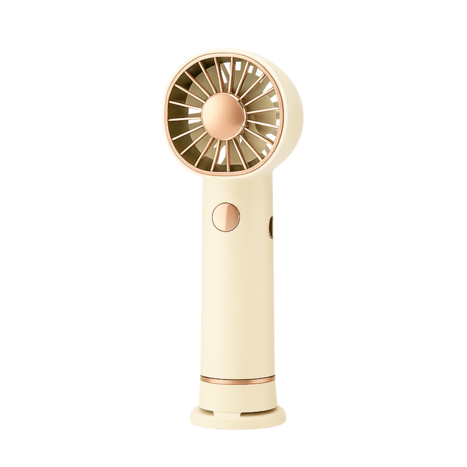 Ventilador Portátil Hurricane Recargable USB con Soporte y 3 Velocidades-0
