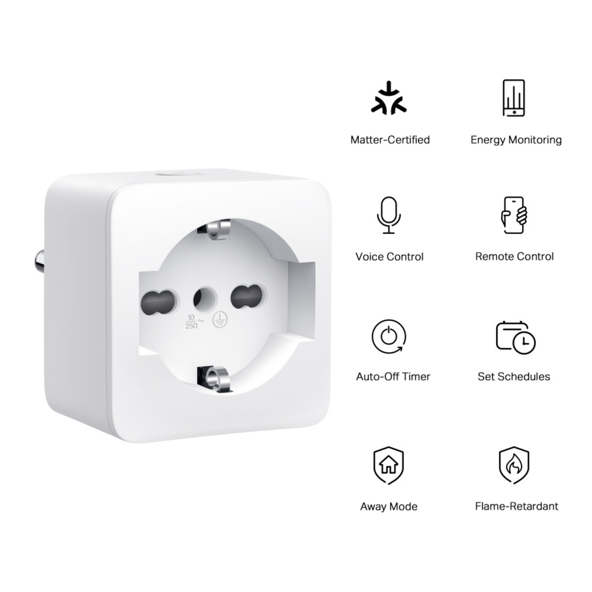 Enchufe Mini Smart WiFi Socket con Monitorización Tapo P125M-1