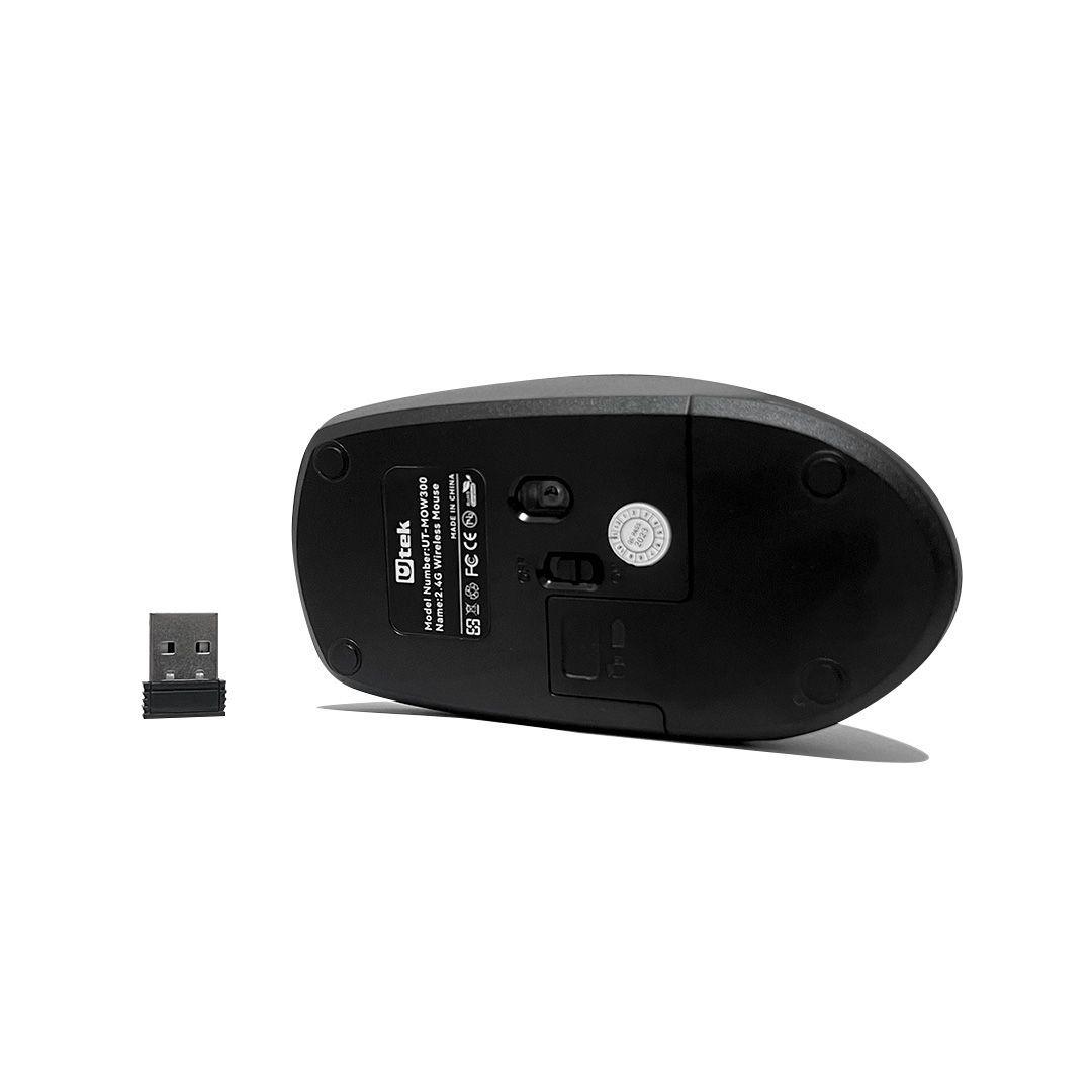 Mouse Inalámbrico 2,4Ghz Silencioso Utek UT- MOW300-2