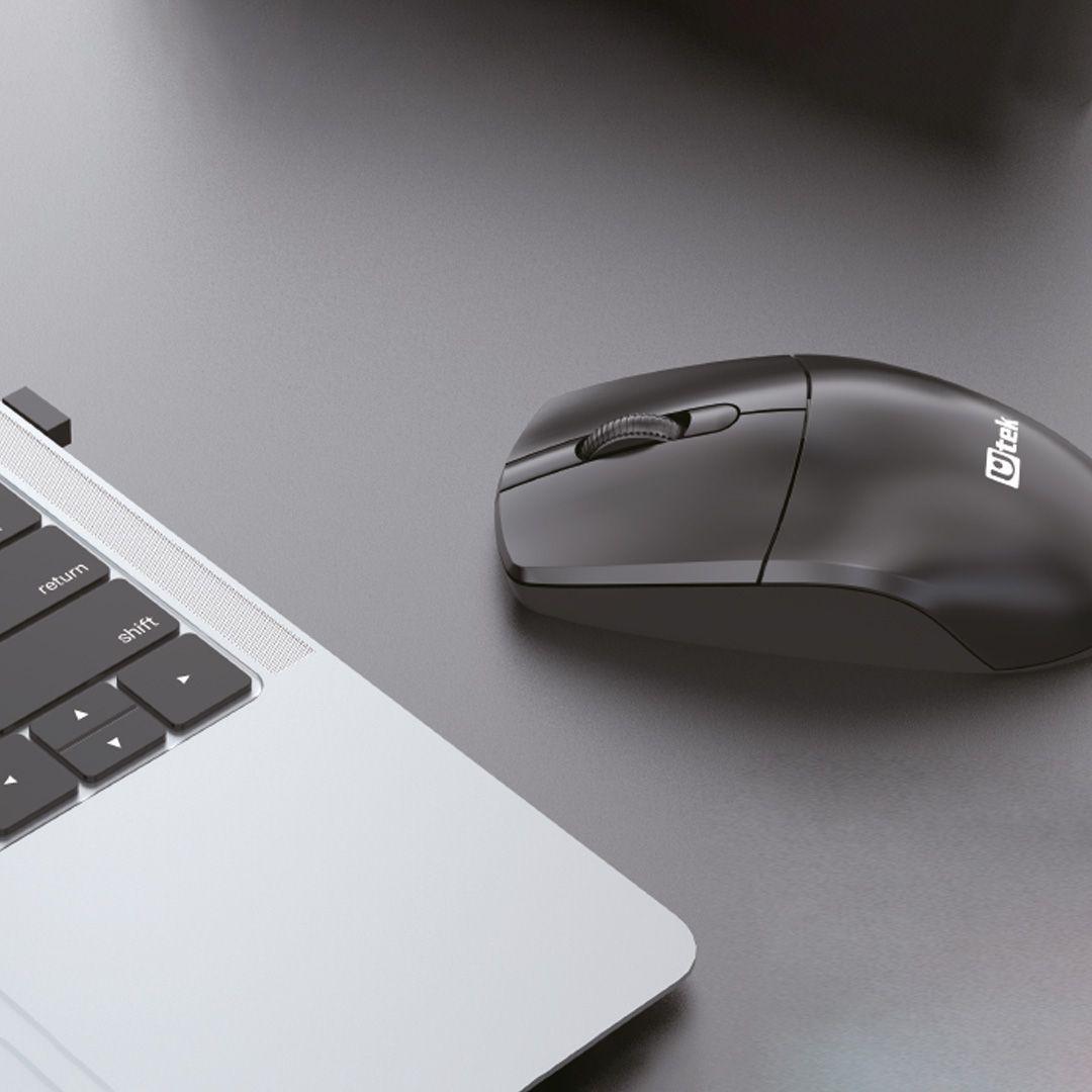 Mouse Inalámbrico 2,4Ghz Silencioso Utek UT- MOW300-3