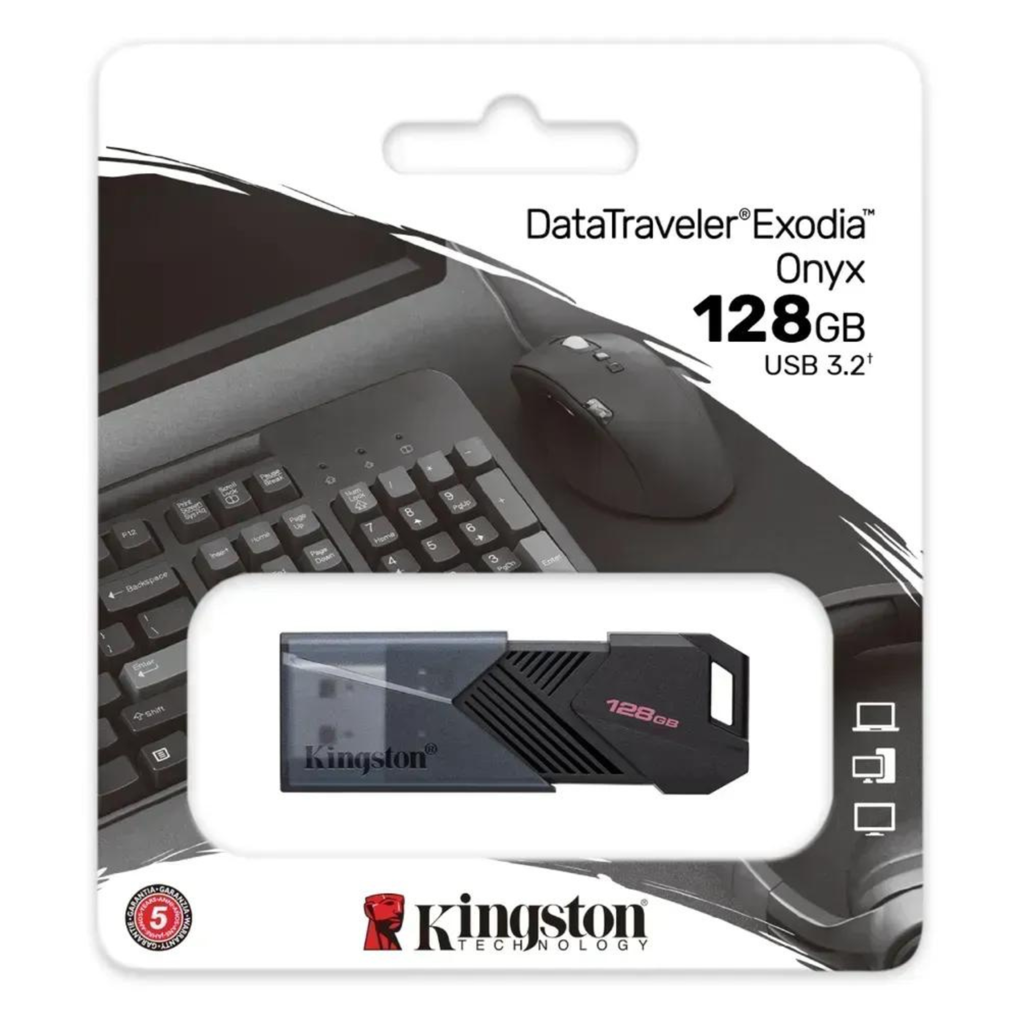 Pendrive 128GB USB 3.2 DataTraveler Exodia Onyx-1