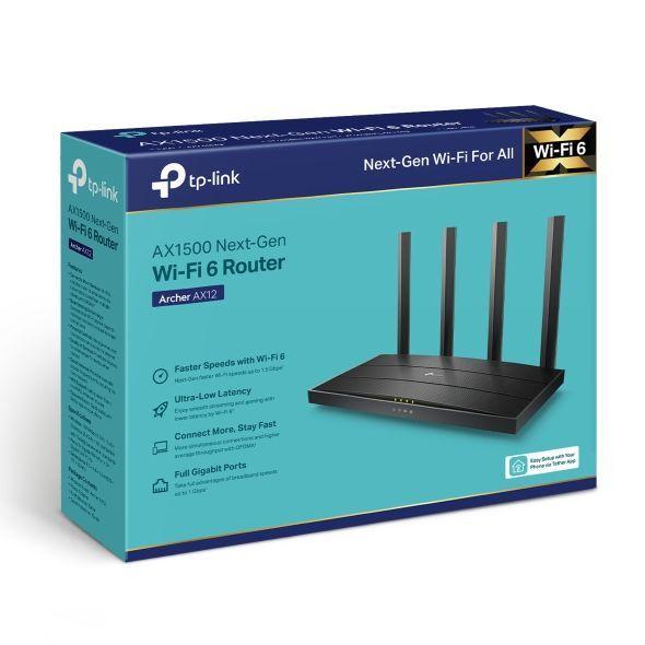 Router Gigabit Dual Band Tp-Link Archer AX12 Ax1500 Wifi 6-3