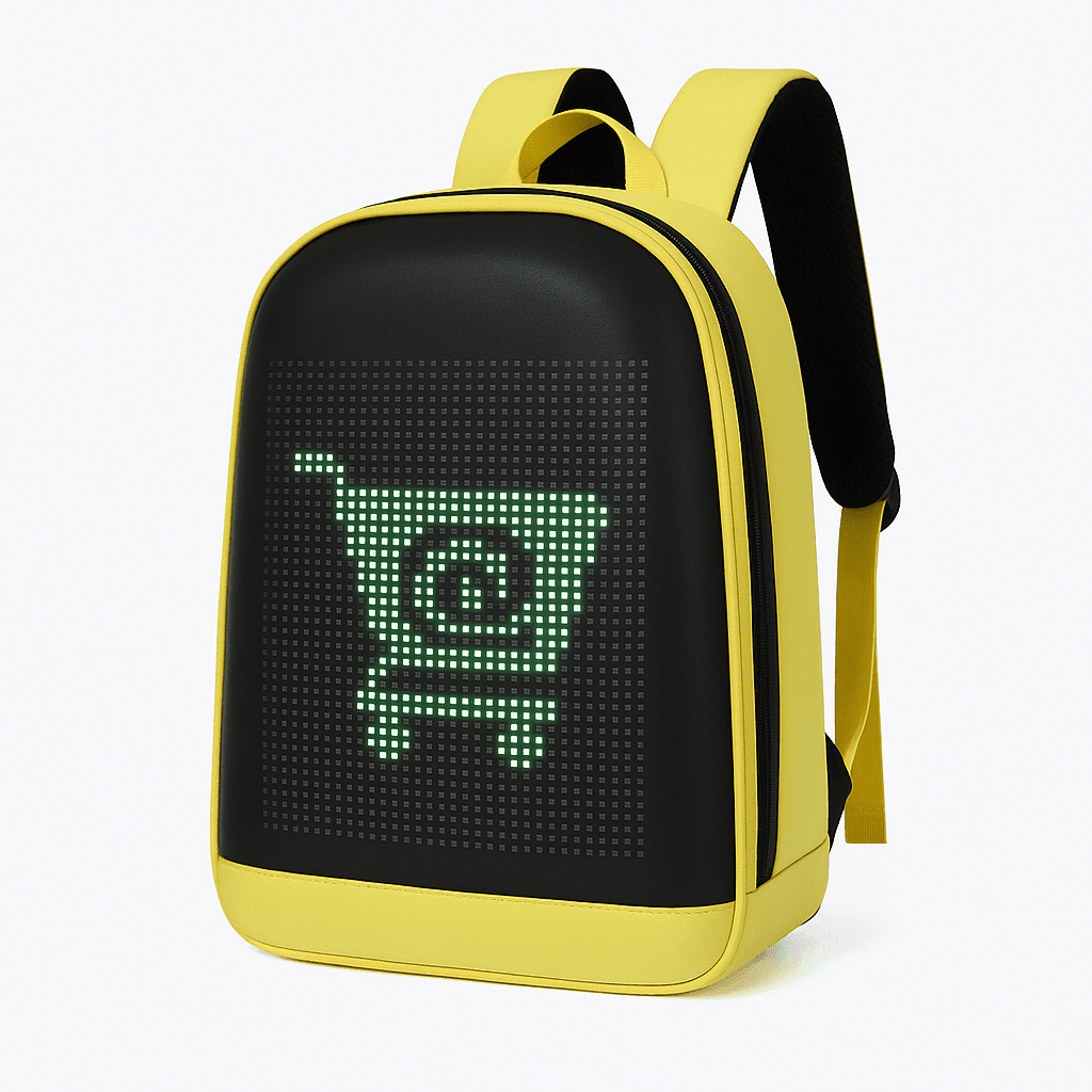 Mochila con Pantalla LED Interactiva Control por App Bluetooth 30x43x13 cm-3