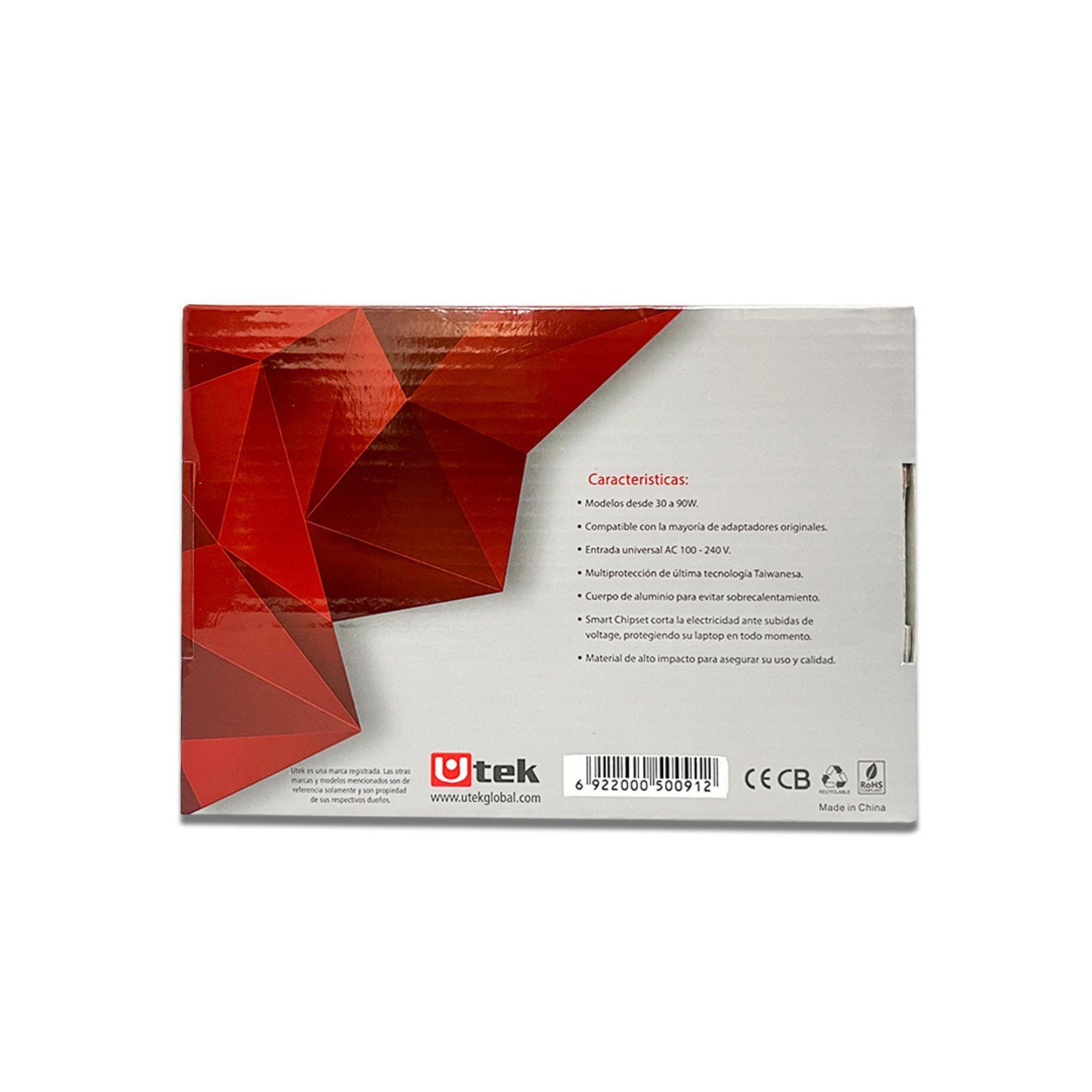 Cargador Compatible con Notebook Acer 19v 2,37A / 5,5x1,7mm-3