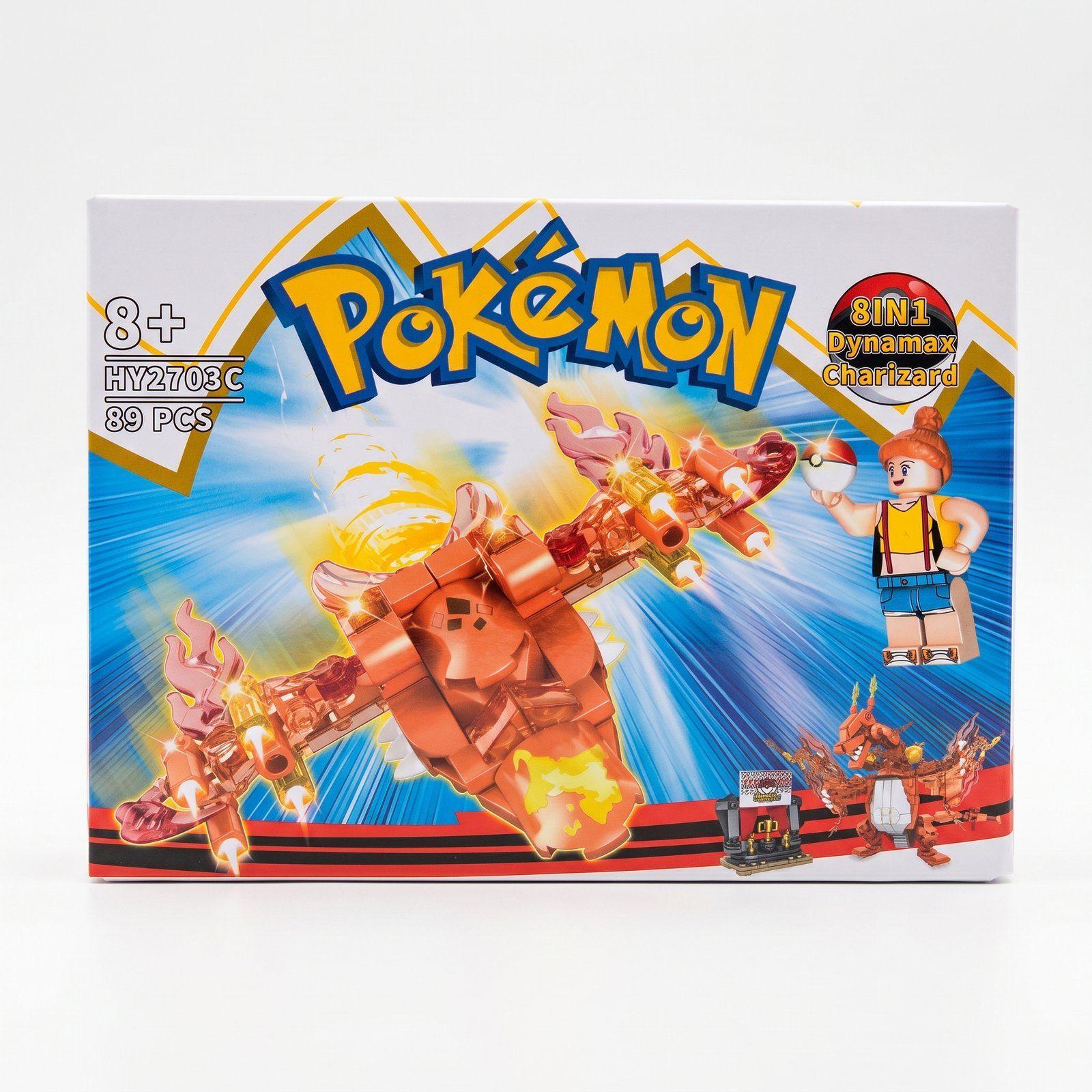 Set de Bloques Pokémon Charizard Gigamax de 79 piezas para armar-2