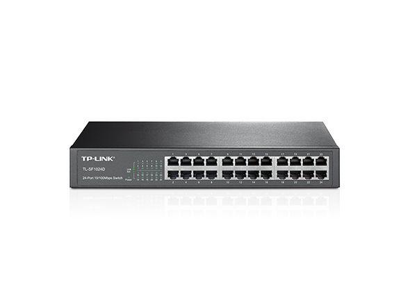 Switch 24 Puertos Escritorio y para Montaje en Rack TL-SF1024D-0
