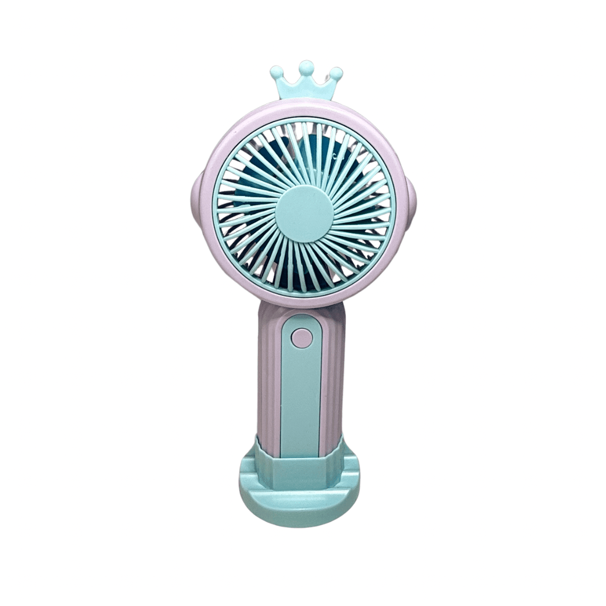 Mini ventilador portátil recargable NO.8819 con diseño de corona-6