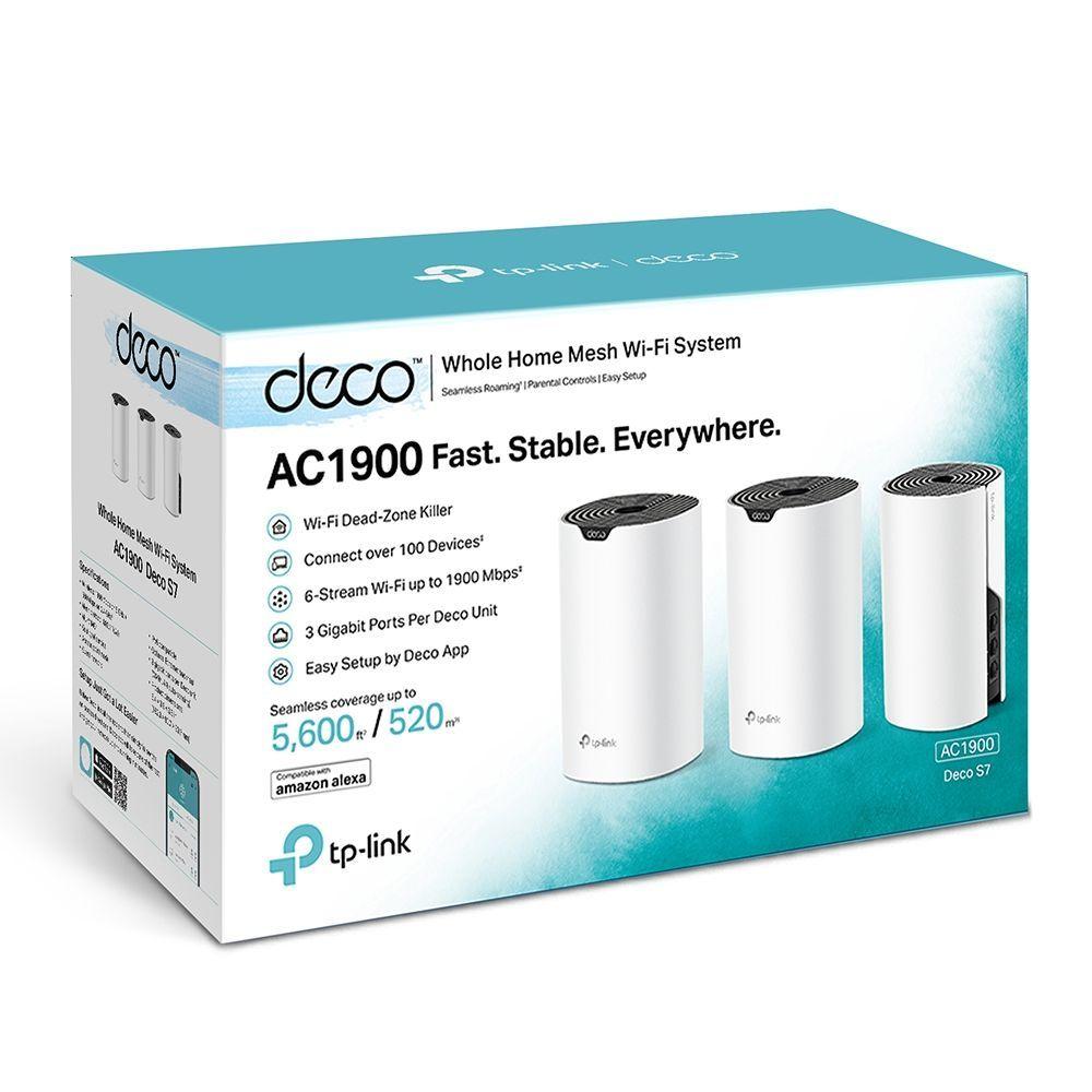 Router Repetidor Wifi Dual Band Mesh Deco S7 Pack 3 Unidades-5