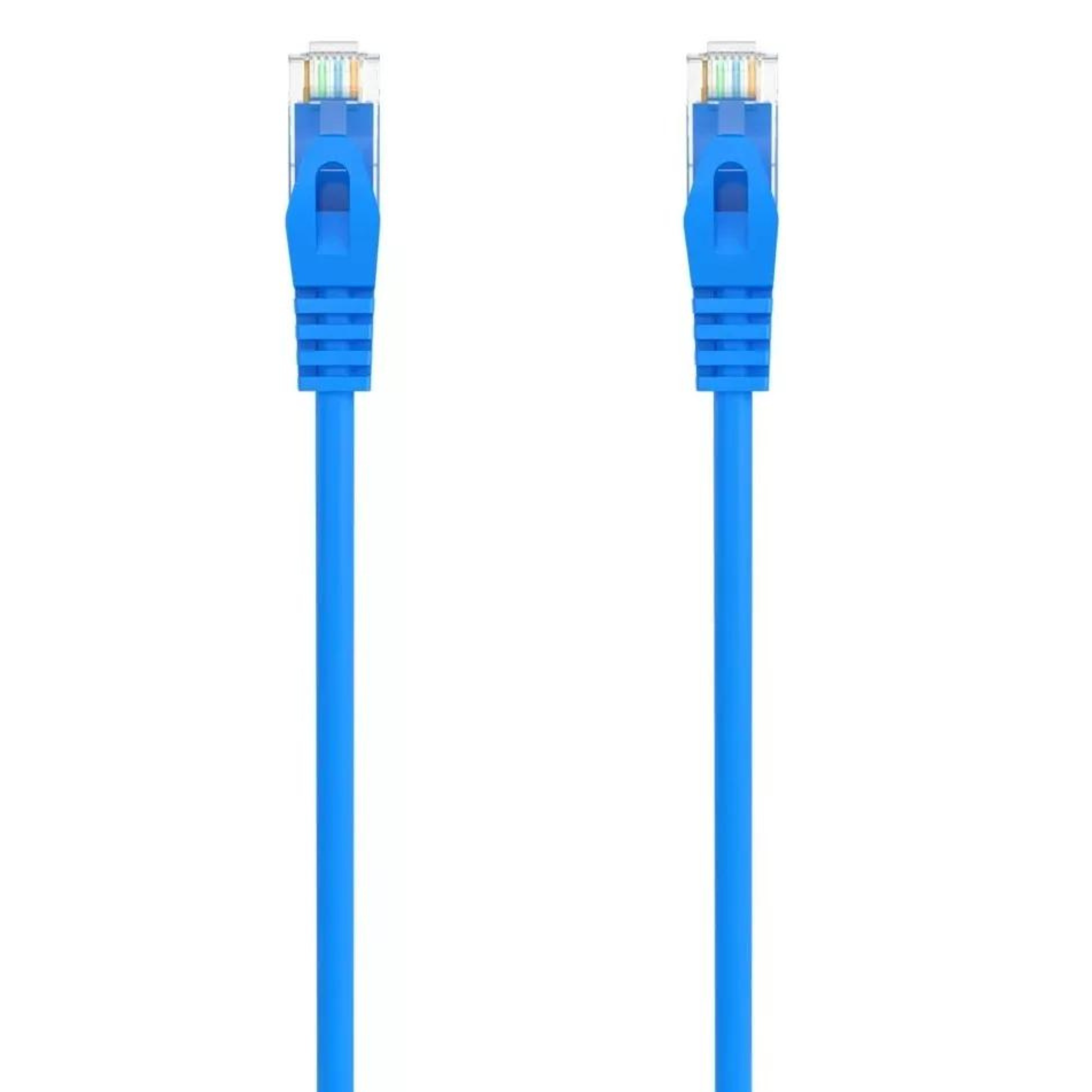 Cable De Red Patch Cord Certificado Cat6 2 Mts Azul-2
