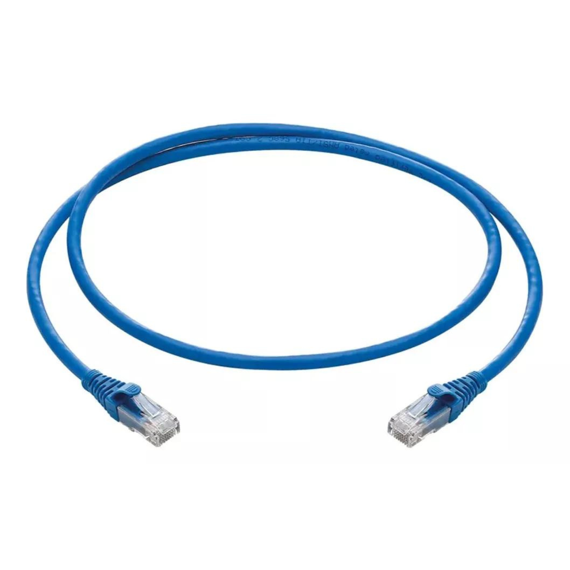 Cable De Red Patch Cord Certificado Cat6 2 Mts Azul-6