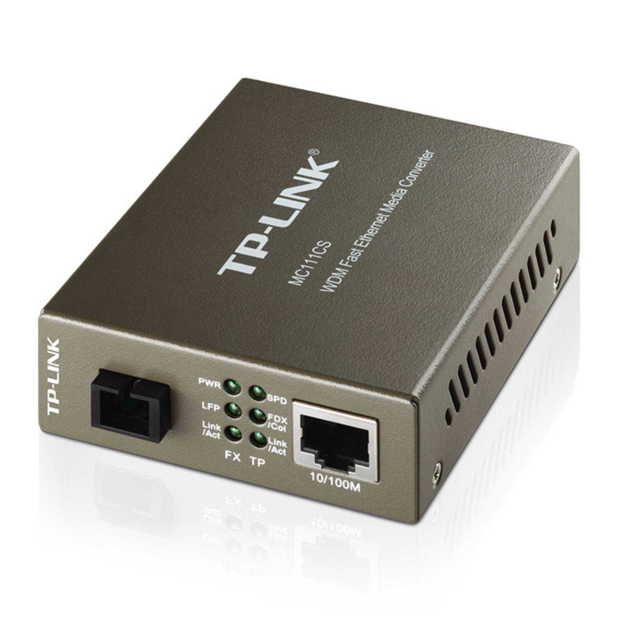 WDM Convertidor Rápido de Medios Fibra a Ethernet MC111CS-0