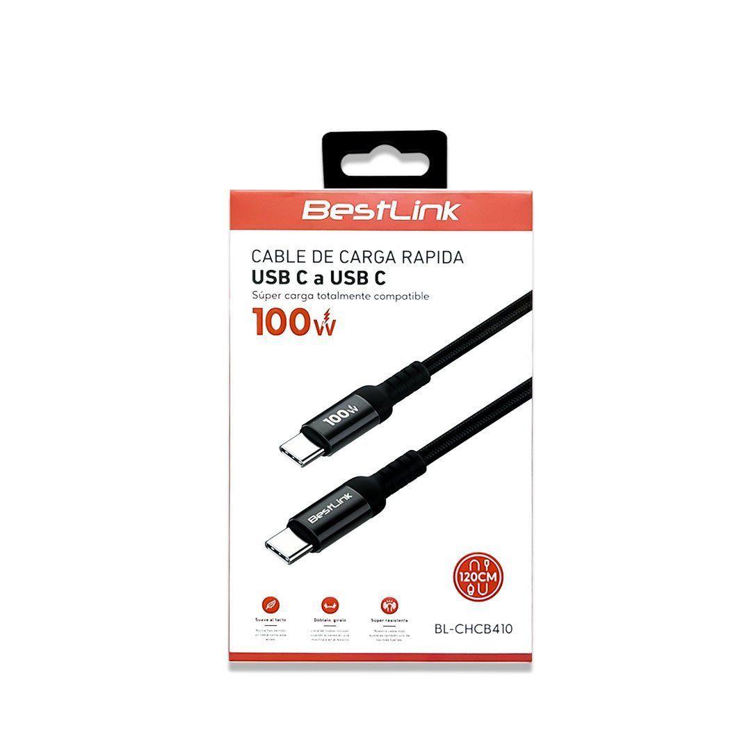 Cable USB-C a USB-C BL-CHCB 100W Carga Rápida 1.2 m-3