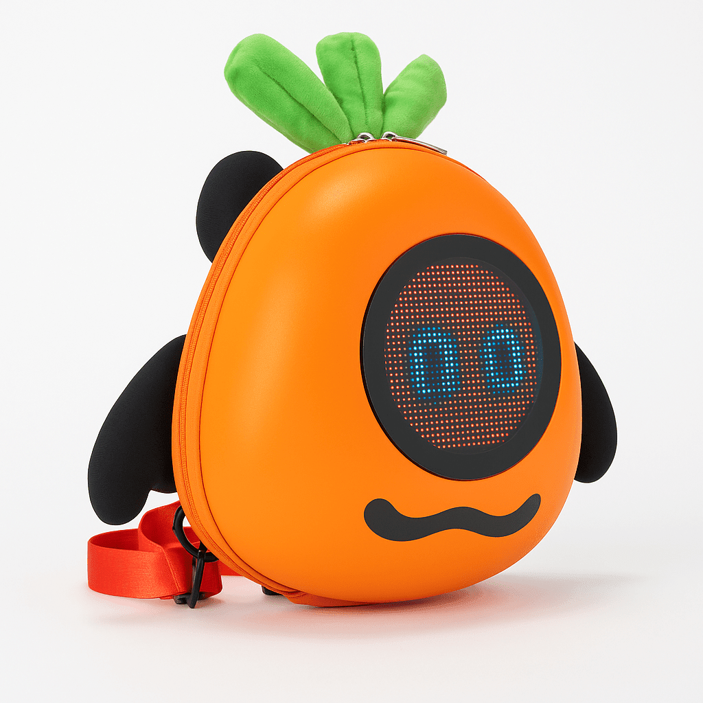 Mochila Infantil con Pantalla LED Diseño Calabaza Impermeable de EVA-0